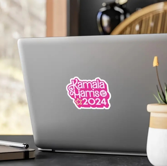 Kamala Harris 2024 Waterproof Vinyl Decal Bundle, 3-pk - Picture 5 of 5